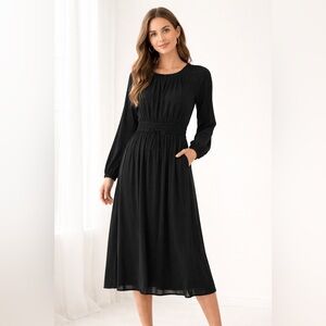 Wonderly Classic Black Pleated Skirt